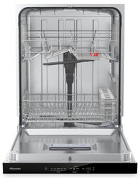 Hisense 24" Top Control Dishwasher with Pocket Handle - HUI6220XCUS | Lave-vaisselle Hisense de 24 pouces à commandes sur le dessus avec poignée encastrée - HUI6220XCUS | HUI6220S