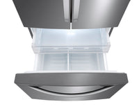 LG 25.1 Cu. Ft. French-Door Refrigerator - LRFNS2503S | Réfrigérateur LG de 25,1 pi³ à portes françaises - LRFNS2503S | LRFNS25S