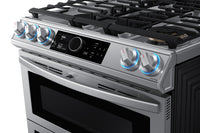 Samsung 6.5 Cu. Ft. Flex Duo™ Front-Control Dual Fuel Range - NY63T8751SS/AA | Cuisinière hybride Samsung de 6,5 pi3 à commandes à l'avant avec système Flex DuoMC - NY63T8751SS/AA | NY63T87S
