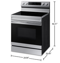 Samsung 6.3 Cu. Ft. Freestanding Electric Range - NE63A6511SS/AC | Cuisinière électrique amovible Samsung de 6,3 pi³ – NE63A6511SS/AC | NE63A65S