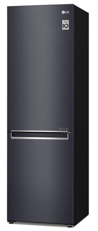 LG 12 Cu. Ft. Counter-Depth Bottom-Freezer Refrigerator with Wine Rack - LBNC12241P | Réfrigérateur LG 12 pi3 profondeur comptoir à congélateur inférieur avec support à vin - LBNC12241P | LBNC122P
