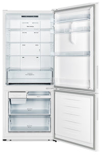 Hisense 14.8 Counter-Depth Bottom-Mount Refrigerator - RB15N6AWE | Réfrigérateur Hisense de 14,8 pi³ de profondeur comptoir à congélateur inférieur - RB15N6AWE | RB15N6AW