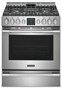 Frigidaire Professional 5.6 Air Fry Gas Range - PCFG3078AF | Cuisinière électrique Frigidaire Professional 5,6 pi3, commandes à l’avant, friture à air-PCFG3078AF | PCFG307F