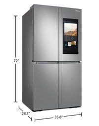 Samsung 22.5 Cu. Ft. 4-Door Counter-Depth Refrigerator - RF23A9771SR/AC | Réfrigérateur 4 portes Samsung de 22,5 pi³ de profondeur comptoir - RF23A9771SR/AC | RF23A97S