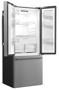 Galanz 16 Cu. Ft. French-Door Refrigerator - GLR16BS2E16 | Réfrigérateur Galanz de 16 pi3 à portes françaises - GLR16BS2E16 | GLR16BSE
