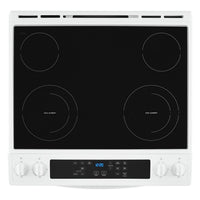 Whirlpool 4.8 Cu. Ft. Electric Range with Frozen Bake™ - YWEE515S0LW | Cuisinière électrique Whirlpool de 4,8 pi3 avec technologie Frozen BakeMC - YWEE515S0LW | YWEE515W