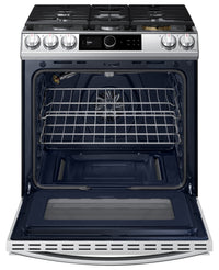 Samsung 6 Cu. Ft. Gas Range with Air Fry - NX60T8711SS/AC | Cuisinière à gaz Samsung de 6 pi3 avec friture à air chaud - NX60T8711SS/AC | NX60T87S