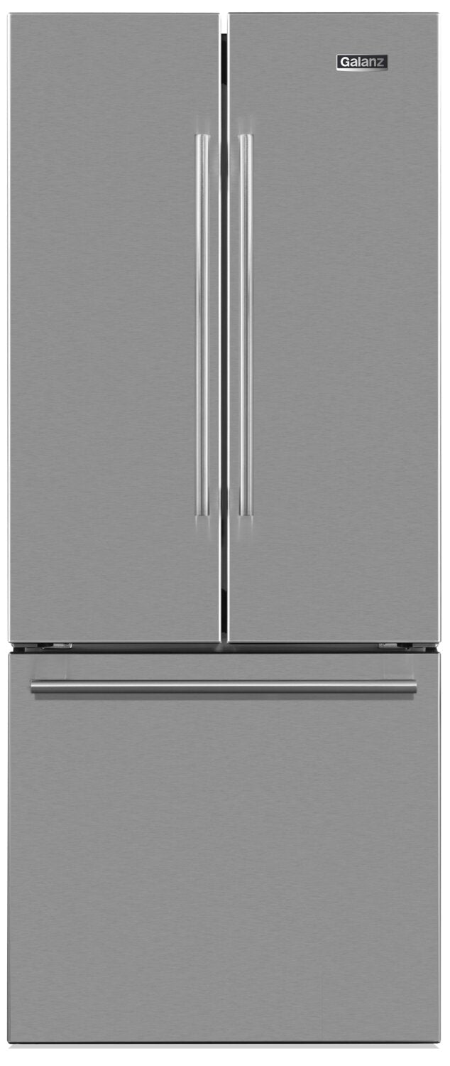 Galanz 16 Cu. Ft. French-Door Refrigerator - GLR16BS2E16 | Réfrigérateur Galanz de 16 pi3 à portes françaises - GLR16BS2E16 | GLR16BSE