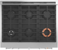 Café 5.75 Cu. Ft. Commercial-Style 6-Burner Dual Fuel Range - C2Y366P3TD1 | Cuisinière hybride Café de style commercial de 5,75 pi3 à 6 brûleurs - C2Y366P3TD1 | C2Y366TD