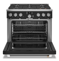Café 6.2 Cu. Ft. Smart Commercial-Style 6-Burner Gas Range - CGY366P3TD1 | Cuisinière à gaz intelligente Café de style commercial de 6,2 pi3 à 6 brûleurs - CGY366P3TD1 | CGY366TD