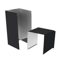 GE Duct Cover Extension in Matte Black - UXCH3NDS | Extension de couvre-conduit GE noir mat - UXCH3NDS | UXCH3NDS