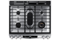 Samsung 6.5 Cu. Ft. Flex Duo™ Front-Control Dual Fuel Range - NY63T8751SS/AA | Cuisinière hybride Samsung de 6,5 pi3 à commandes à l'avant avec système Flex DuoMC - NY63T8751SS/AA | NY63T87S