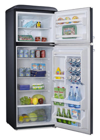 Galanz 12 Cu. Ft. Top-Freezer Retro Refrigerator GLR12TBKEFR | Réfrigérateur rétro Galanz de 12 pi3 à congélateur supérieur - GLR12TBKEFR | GLR12TBK