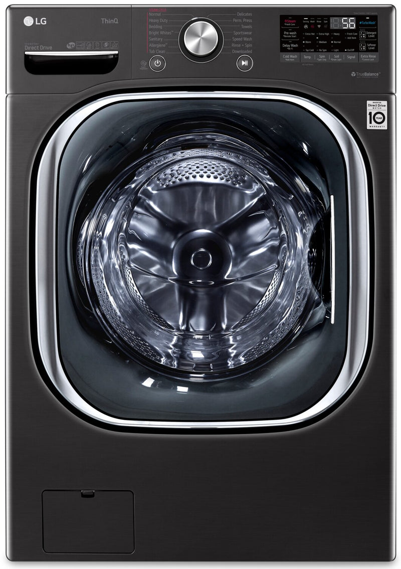 LG 5.8 Cu. Ft. Smart Mega Capacity Front-Load Washer- WM4500HBA  | Laveuse intelligente LG à chargement frontal à grande capacité de 5,8 pi3 - WM4500HBA  | WM4500HB