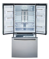 GE Profile 20.8 Cu. Ft. French-Door Refrigerator - PNE21NSLKSS | Réfrigérateur GE Profile de 20,8 pi³ à portes françaises – PNE21NSLKSS | PNE21KSS