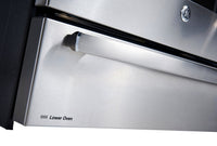 GE Profile 6.2 Cu. Ft. Freestanding Electric Range with Baking Drawer  - PCB987YMFS | Cuisinière électrique amovible GE ProfileMC de 6,2 pi3 avec tiroir de cuisson – PCB987YMFS | PCB987FS