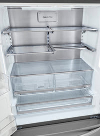 LG 23.5 Cu. Ft. French-Door Refrigerator with InstaView Door-in-Door® - LRFVC2406S | Réfrigérateur LG 23,5 pi³ portes françaises, système InstaViewMC porte dans la porteMC – LRFVC2406S | LRFVC24S