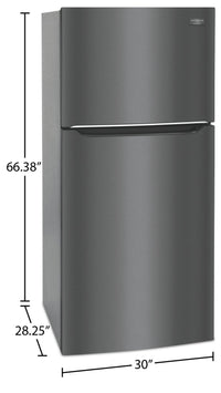 Frigidaire Gallery 20 Cu. Ft. Top-Freezer Refrigerator - FGHT2055VD | Réfrigérateur Frigidaire Gallery de 20 pi³ à congélateur supérieur – FGHT2055VD | FGHT205D