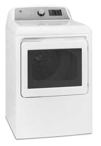 GE 7.4 Cu. Ft. Electric Dryer with Sanitize Cycle - GTD72EBMNWS | Sécheuse électrique GE de 7,4 pi³ avec cycle de désinfection - GTD72EBMNWS | GTD72EWS
