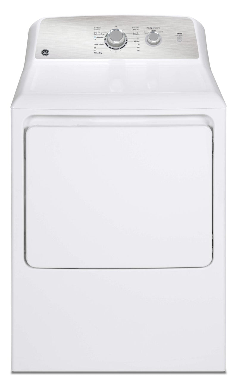 GE 6.2 Cu. Ft. Electric Dryer with SaniFresh Cycle - GTX33EBMRWS | Sécheuse électrique GE de 6,2 pi³ avec cycle SaniFresh - GTX33EBMRWS | GTX33EBW