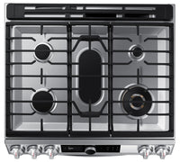 Samsung 6 Cu. Ft. Gas Range with Air Fry - NX60T8711SS/AC | Cuisinière à gaz Samsung de 6 pi3 avec friture à air chaud - NX60T8711SS/AC | NX60T87S