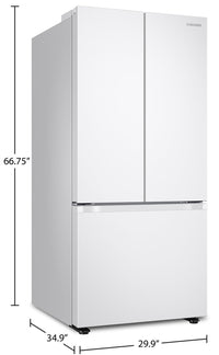 Samsung 22.1 Cu. Ft. French-Door Refrigerator - RF22A4111WW/AA | Réfrigérateur Samsung de 22,1 pi³ à portes françaises - RF22A4111WW/AA | RF22A41W