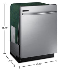 Samsung Dishwasher with Stainless Steel Tub - DW80M3021US/AC | Lave-vaisselle Samsung avec cuve en acier inoxydable – DW80M3021US/AC | DW80M30S