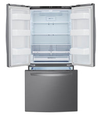 LG 25.1 Cu. Ft. French-Door Refrigerator - LRFNS2503V | Réfrigérateur LG de 25,1 pi³ à portes françaises - LRFNS2503V | LRFNS25V