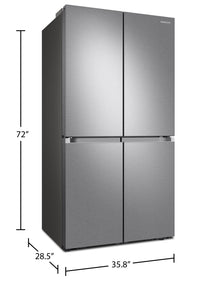 Samsung 22.9 Cu. Ft. Counter-Depth 4-Door Refrigerator - RF23A9071SR/AC | Réfrigérateur Samsung de 22,9 pi³ à 4 portes de profondeur comptoir – RF23A9071SR/AC | RF23A90S