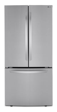 LG 25.1 Cu. Ft. French-Door Refrigerator - LRFNS2503S | Réfrigérateur LG de 25,1 pi³ à portes françaises - LRFNS2503S | LRFNS25S