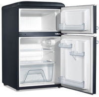 Galanz 3.1 Cu. Ft. Retro Mini Refrigerator - GLR31TBKER | Mini réfrigérateur Galanz rétro de 3,1 pi3 - GLR31TBKER | GLR31TBK