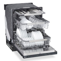 LG 24" Top-Control Built-In Dishwasher with TrueSteam® - LDP6810BM | Lave-vaisselle encastré LG de 24 po, commandes sur le dessus et technologie TrueSteamMD – LDP6810BM | LDP6810M