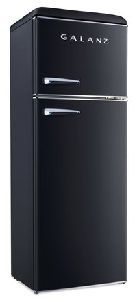 Galanz 12 Cu. Ft. Top-Freezer Retro Refrigerator GLR12TBKEFR | Réfrigérateur rétro Galanz de 12 pi3 à congélateur supérieur - GLR12TBKEFR | GLR12TBK