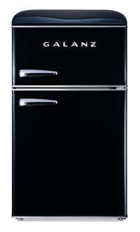 Galanz 3.1 Cu. Ft. Retro Mini Refrigerator - GLR31TBKER | Mini réfrigérateur Galanz rétro de 3,1 pi3 - GLR31TBKER | GLR31TBK