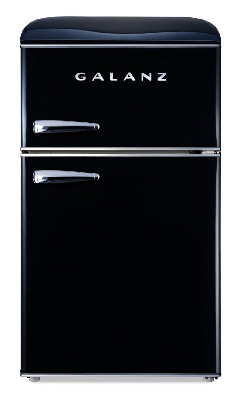 Galanz 3.1 Cu. Ft. Retro Mini Refrigerator - GLR31TBKER | Mini réfrigérateur Galanz rétro de 3,1 pi3 - GLR31TBKER | GLR31TBK
