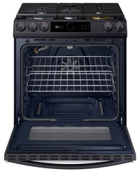 Samsung 6 Cu. Ft. Gas Range with Air Fry - NX60T8711SG/AA | Cuisinière à gaz Samsung de 6 pi3 avec friture à air chaud - NX60T8711SG/AA | NX60T87G