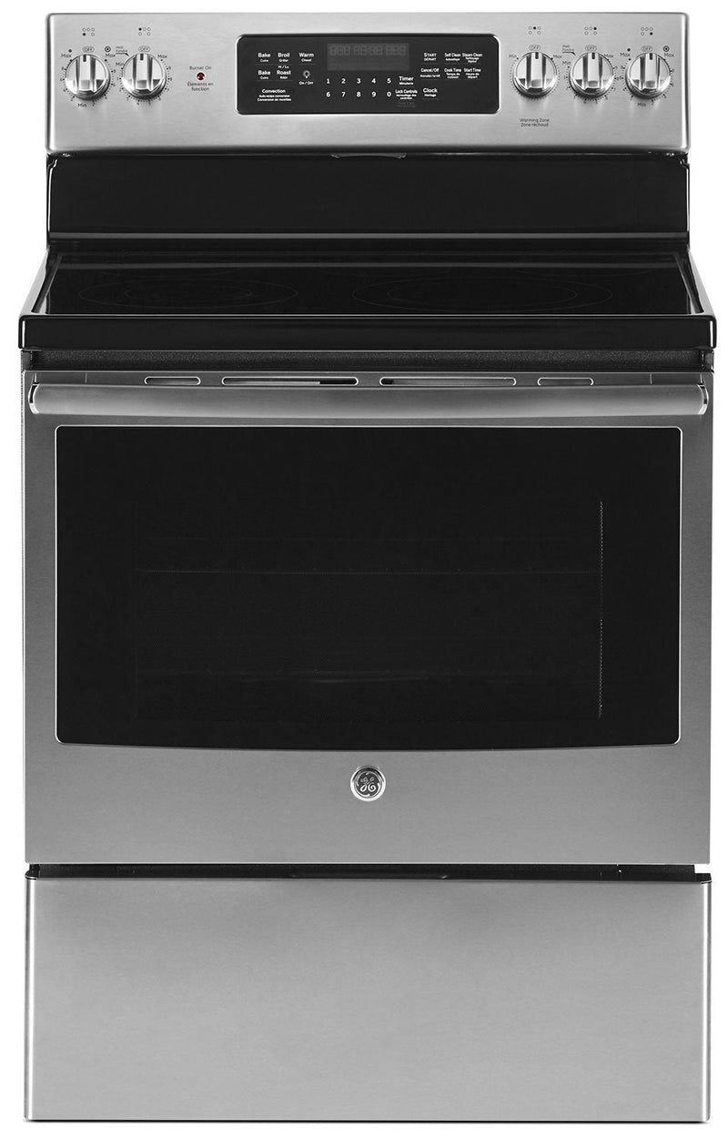 GE 5.0 Cu. Ft. Freestanding Electric Range – JCB840SKSS|Cuisinière électrique amovible GE de 5,0 pi³ – JCB840SKSS|JCB840KS