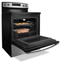 Amana 4.8 Cu. Ft. Freestanding Electric Range with Self-Clean – YAER6603SFS|Cuisinière électrique amovible Amana de 4,8 pi3 avec autonettoyage – YAER6603SFS|YAER660S