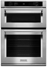 KitchenAid 30" Combination Wall Oven with Even-Heat™ True Convection - KOCE500ESS|Four mural combiné KitchenAid de 30 po à convection véritable Even-Heat(MC) - KOCE500ESS|KOCE500S