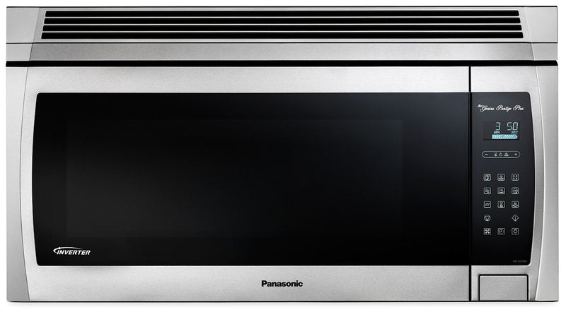Panasonic® 2.0 Cu. Ft. Genius® Prestige® Plus Over-the-Range Microwave Oven - Stainless Steel|Four à micro-ondes à hotte intégrée Genius(MD) Prestige Plus de 2.0 pi³ de Panasonic|NNSE284S