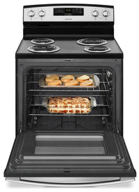 Amana 4.8 Cu. Ft. Freestanding Electric Range – YACR4303MFS|Cuisinière électrique amovible Amana de 4,8 pi³ – YACR4303MFS|YACR430S