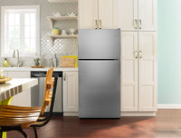 Amana 18 Cu. Ft. Top-Freezer Refrigerator – ART308FFDM|Réfrigérateur Amana de 18 pi³ à congélateur supérieur - ART308FFDM|ART308FM