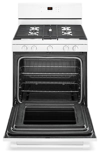 Maytag 5.0 Cu. Ft. Freestanding Gas Range with Oval Burner - MGR6600FW|Cuisinière à gaz amovible Maytag de 5,0 pi3 avec brûleur ovale - MGR6600FW|MGR6600W