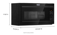 Maytag 1.9 Cu. Ft. Over-the-Range Microwave - YMMV4207JB|Four à micro-ondes à hotte intégrée Maytag de 1,9 pi3 - YMMV4207JB|YMMV42JB