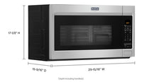Maytag 1.9 Cu. Ft. Over-the-Range Microwave - YMMV4207JZ|Four à micro-ondes à hotte intégrée Maytag de 1,9 pi3 - YMMV4207JZ|YMMV42JZ