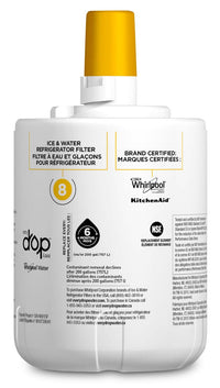 Whirlpool Everydrop™ Ice & Water Refrigerator Filter 8|Filtre à eau et à glaçons Whirlpool EveryDropMC no 8 pour réfrigérateur|EDR8D1BF